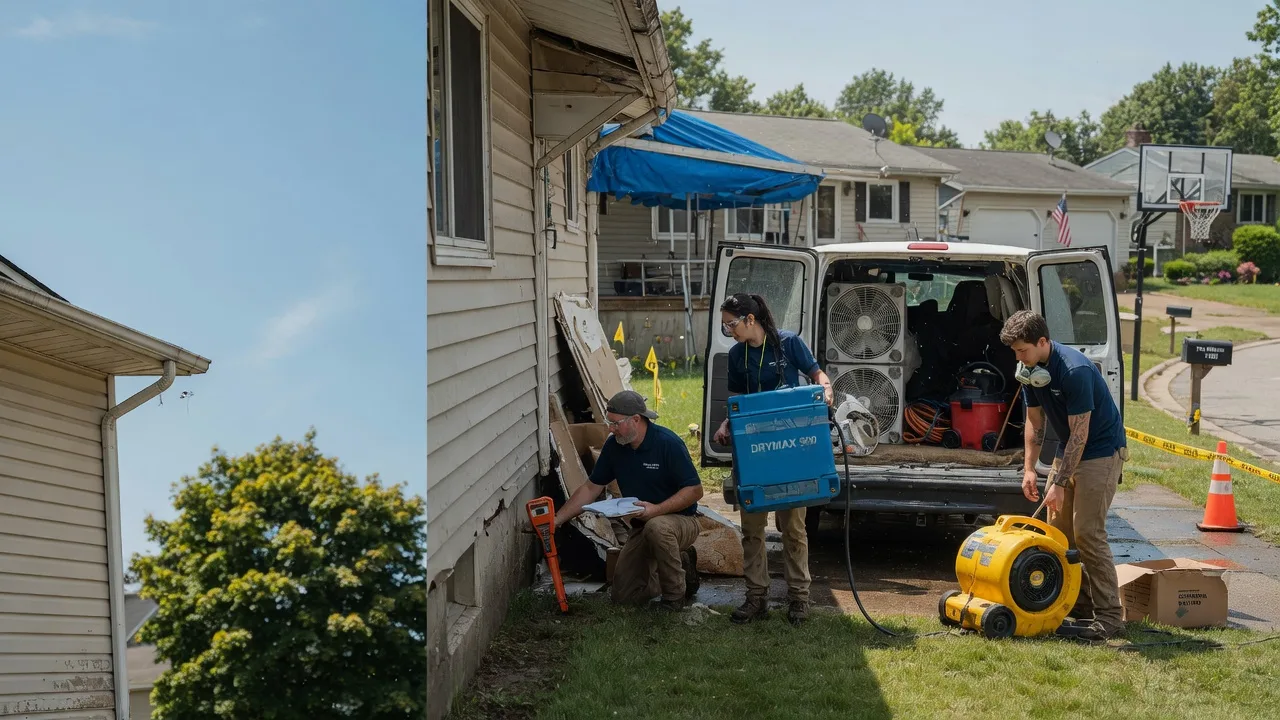 Ceiling Leak Cleanup in Clam Lake, WI near me